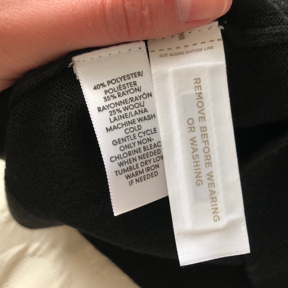 NWOT LOFT Wool Blend Puff Shoulder Sweater - Picture 6 of 7